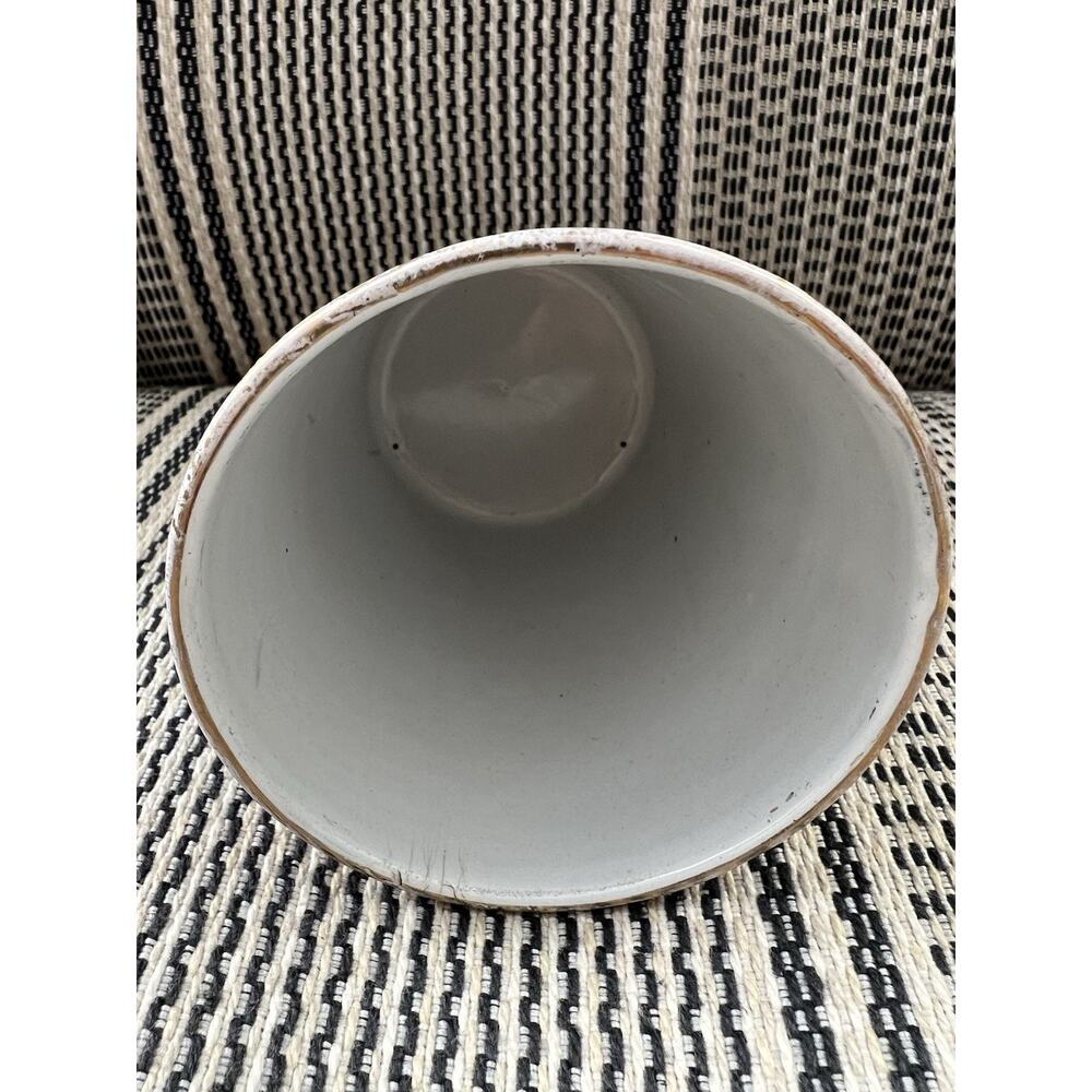 1897 Rare Antique Queen Victoria Diamond Jubilee Souvenir Enamel Cup Gilded - Picture 5 of 6